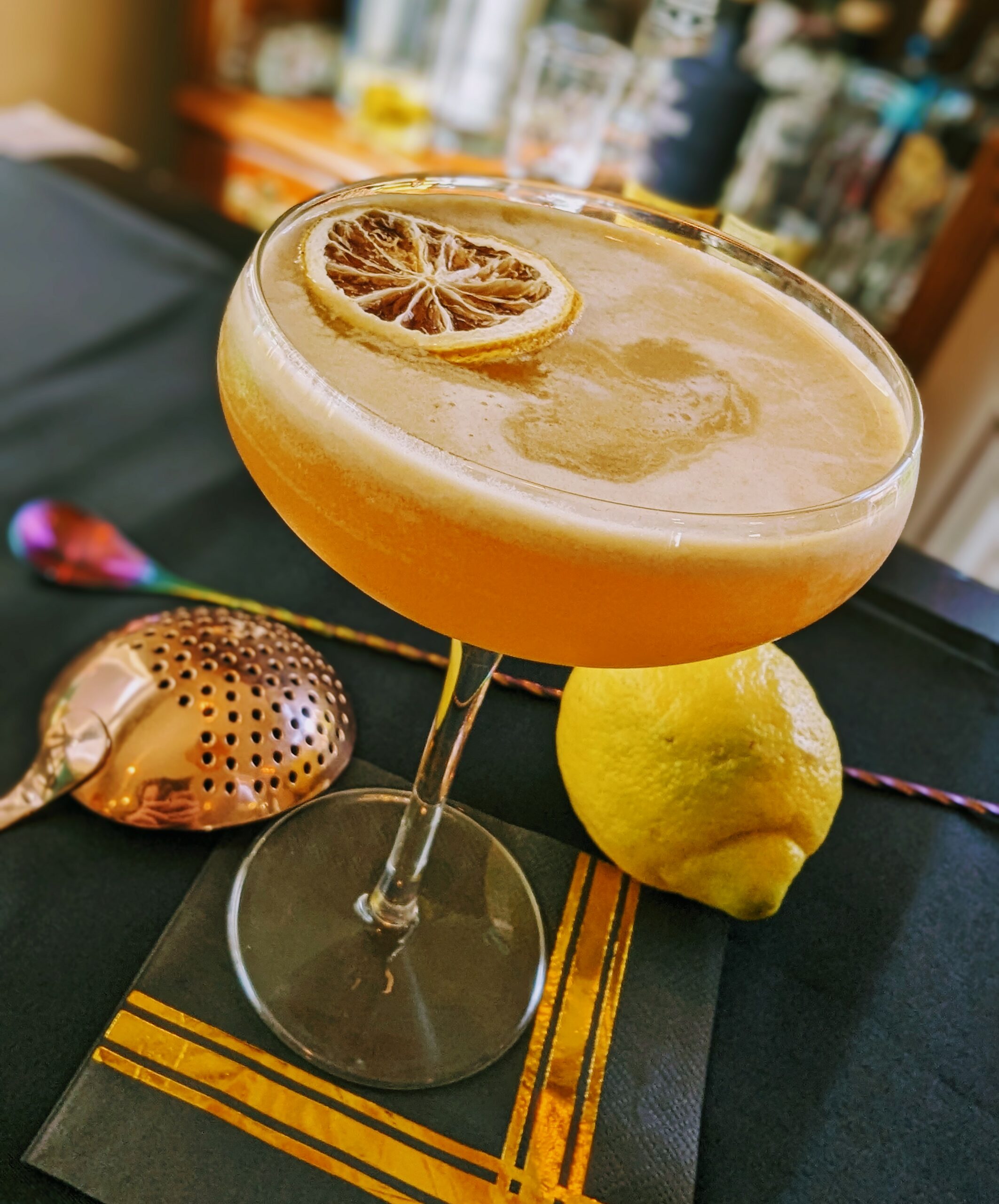 Whiskey Wheat & Honey Heat Cocktail